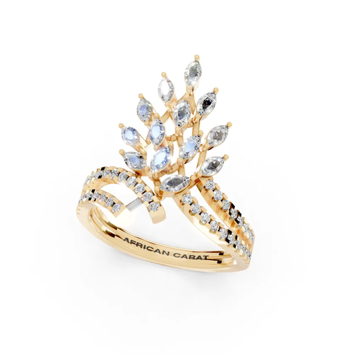 Fiore Celeste (Yellow Gold, 18k, VVS/ EF)