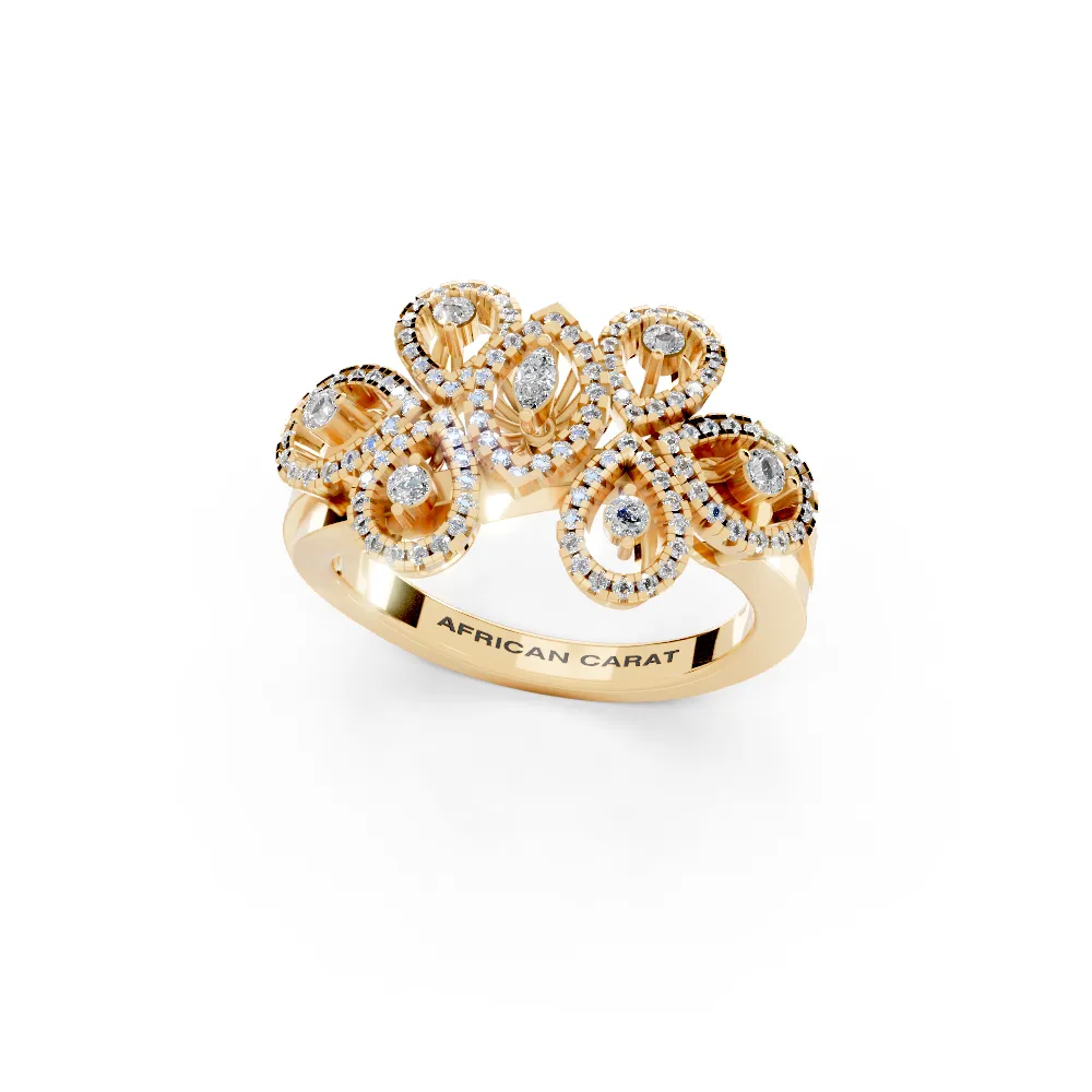 Fiore di Savoia (Yellow Gold, 18k, VVS/ EF)