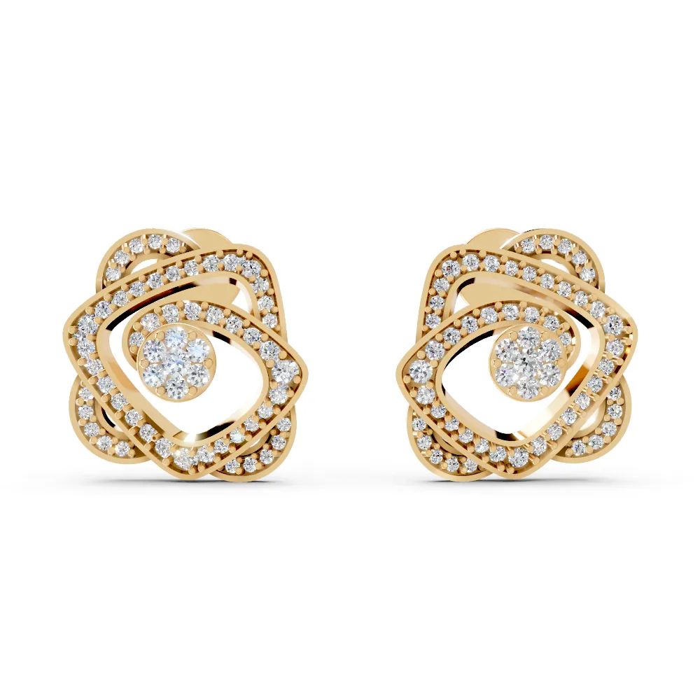 Flower of Midnight (Yellow Gold, 18k, VVS/ EF)