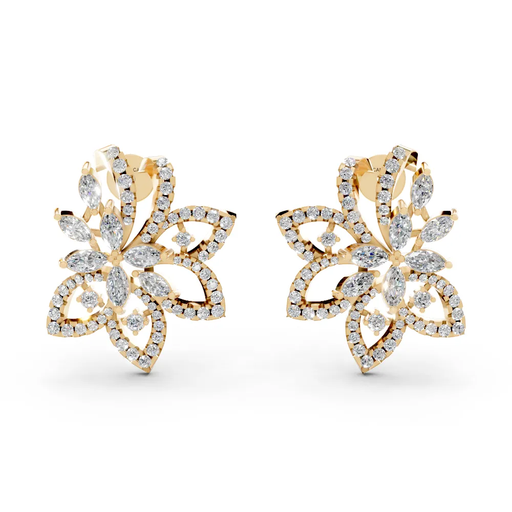 Flower Elegant (Yellow Gold, 18k, VVS/ EF)