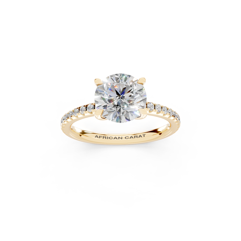 The Devonshire Sparkle (Yellow Gold, 18k, VVS/ EF)