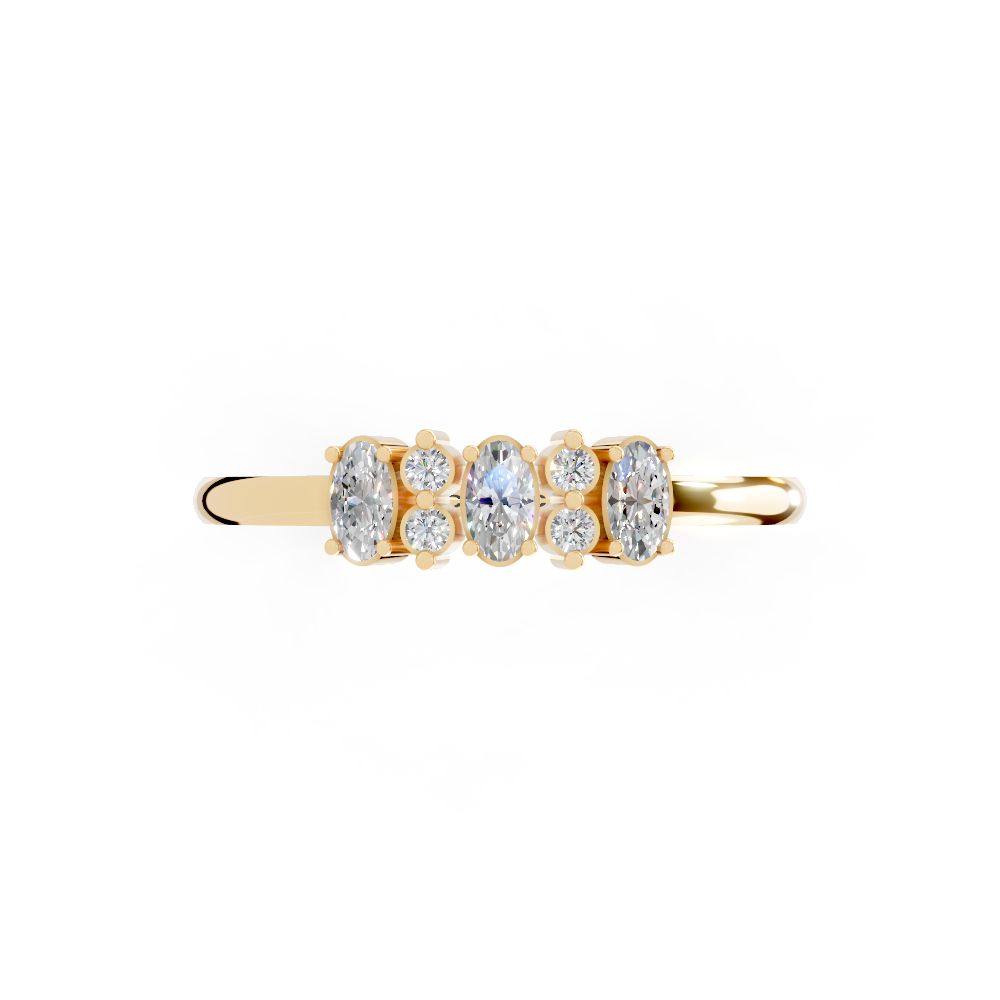 Aurora Baguette (Yellow Gold, 18k, VVS/ EF)