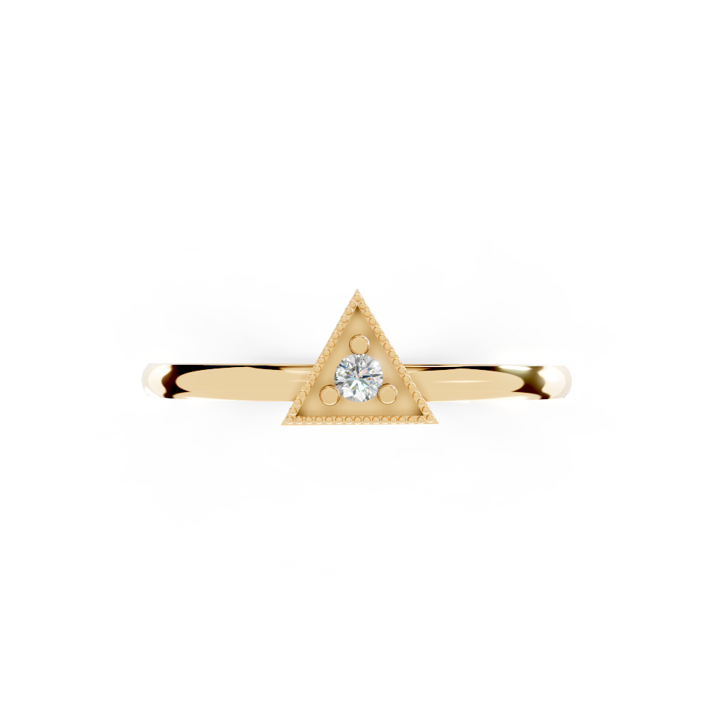 Aurora Channel (Yellow Gold, 18k, VVS/ EF)