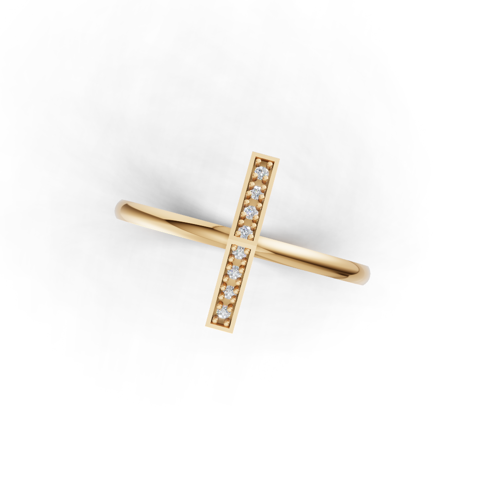 Aurora Laurel (Yellow Gold, 18k, VVS/ EF)