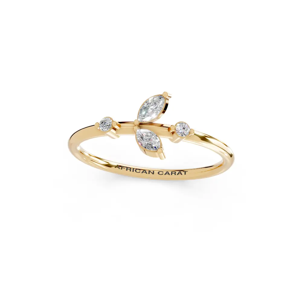 Aurora Prong (Yellow Gold, 18k, VVS/ EF)