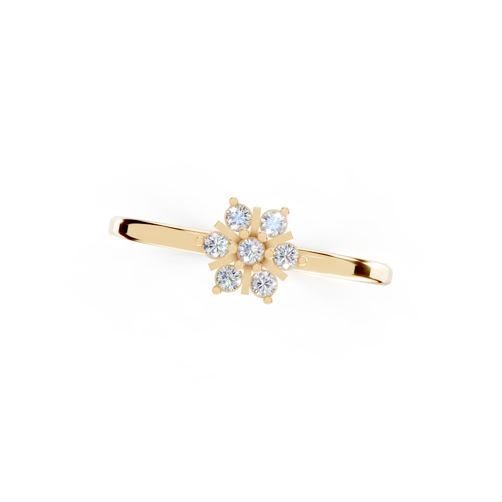 Aurora Solitaire (Yellow Gold, 18k, VVS/ EF)