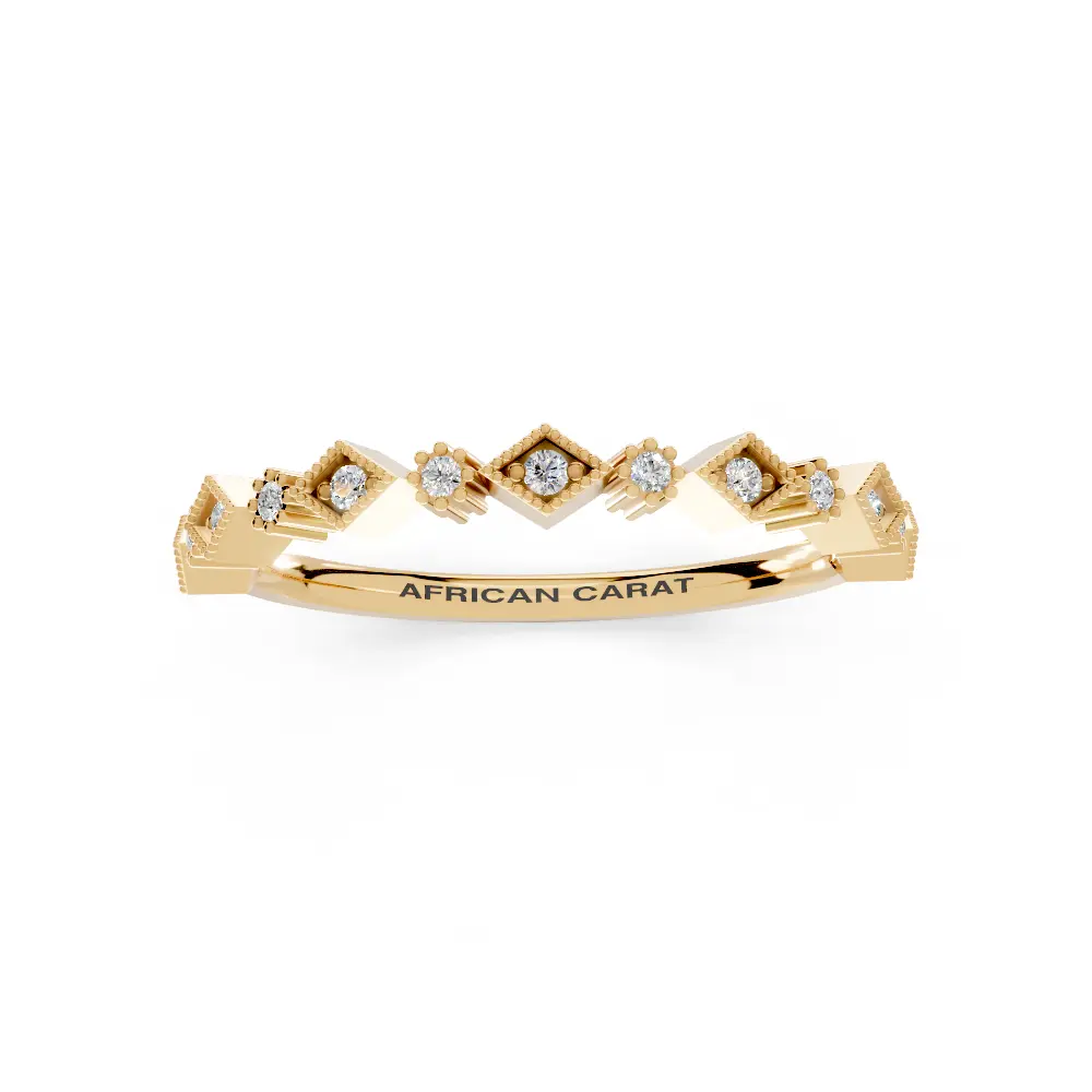 Aurora Trellis (Yellow Gold, 18k, VVS/ EF)