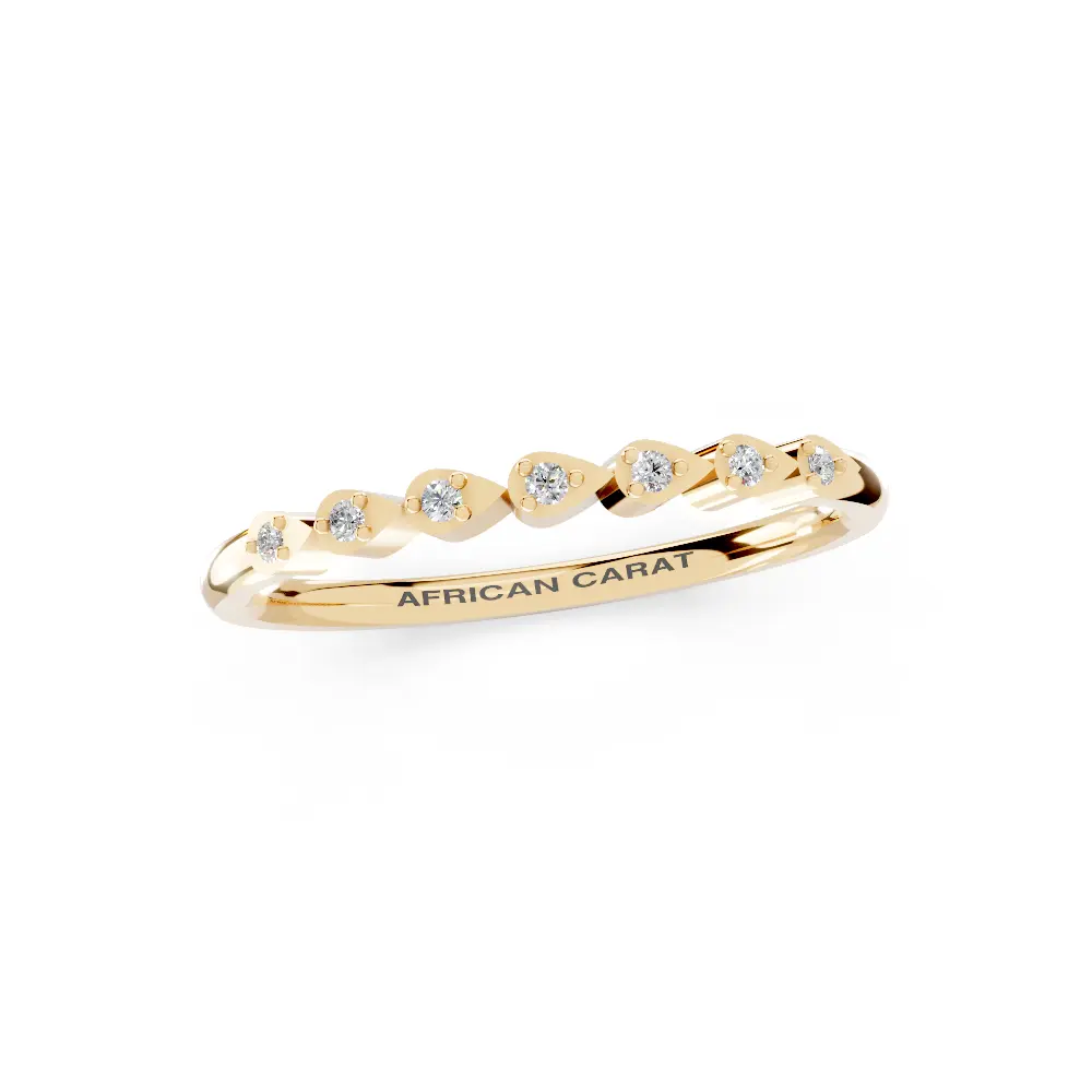 Camellia of Spring (Yellow Gold, 18k, VVS/ EF)