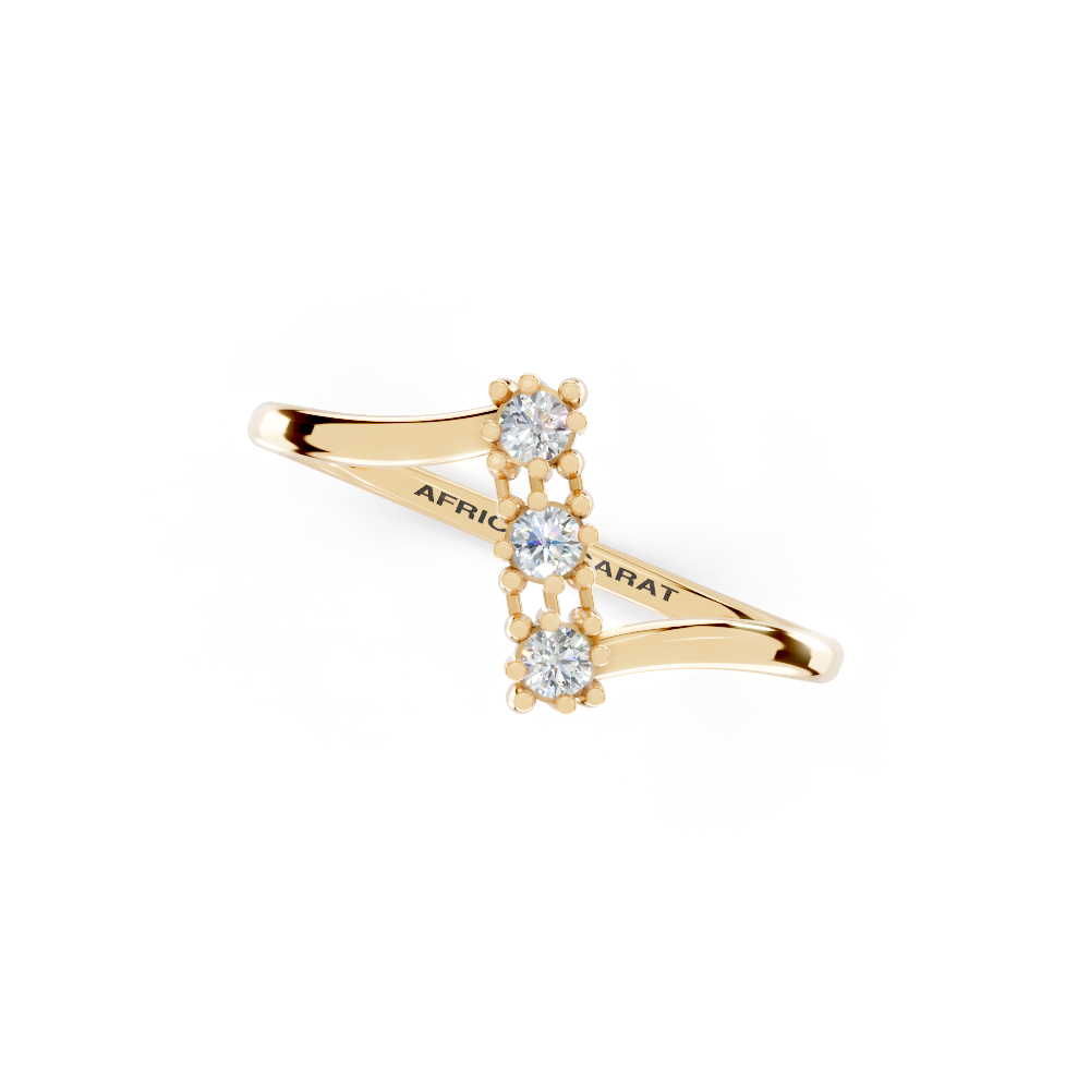 Celestial Embrace (Yellow Gold, 18k, VVS/ EF)