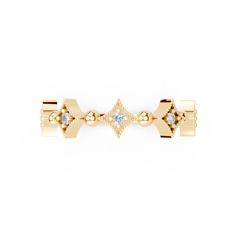 Celestial Frost (Yellow Gold, 18k, VVS/ EF)