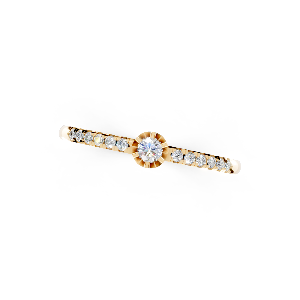 Citrine Bezel (Yellow Gold, 18k, VVS/ EF)