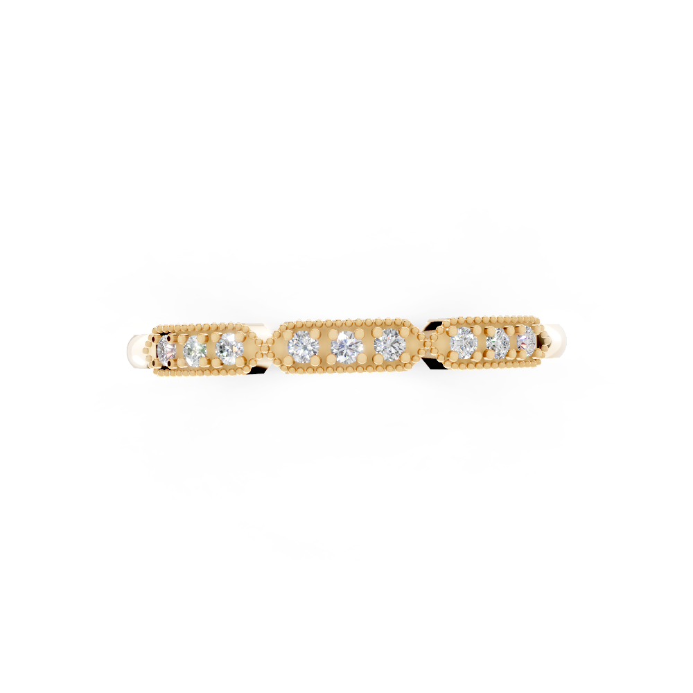 Crystalline Embrace (Yellow Gold, 18k, VVS/ EF)