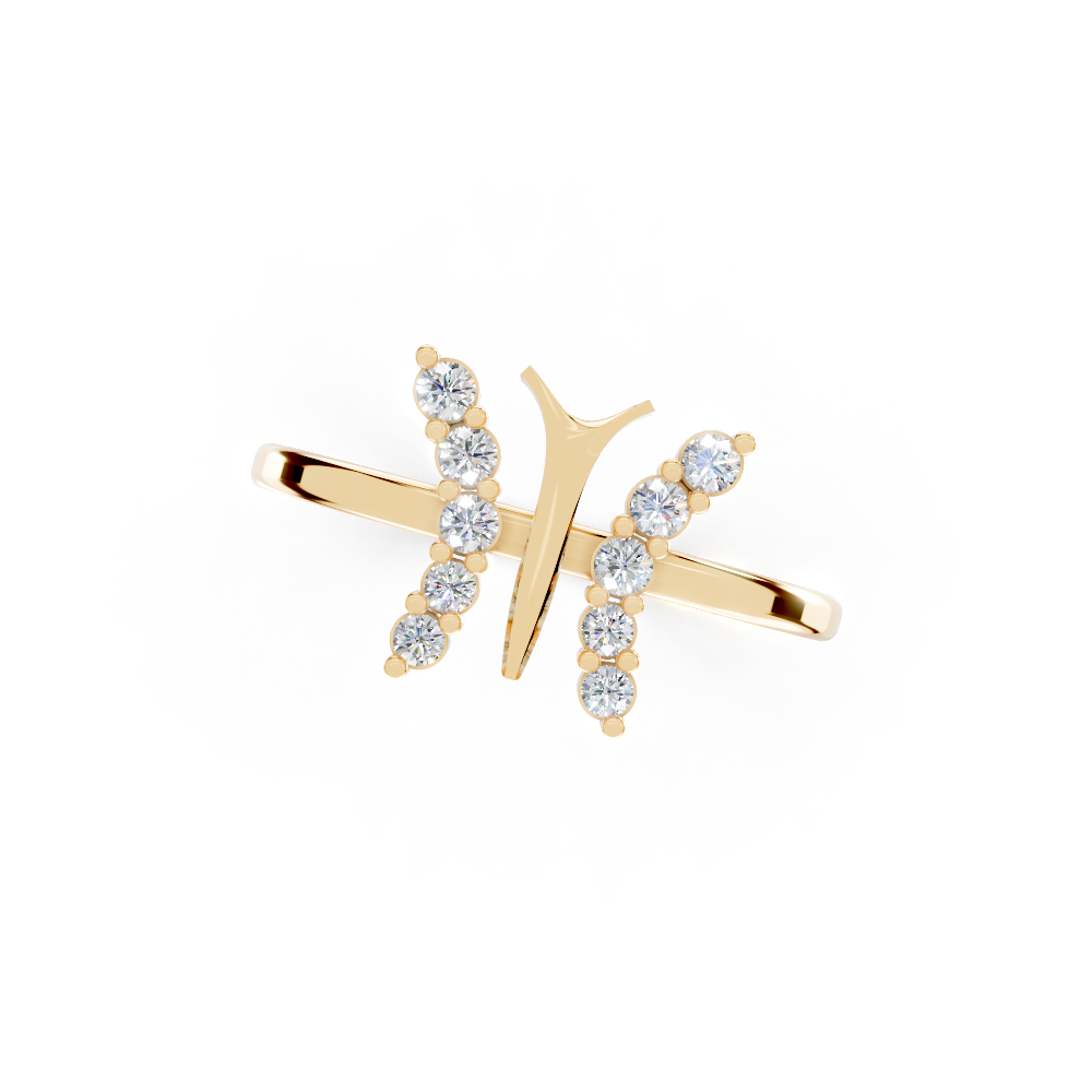 Crystalline Symphony (Yellow Gold, 18k, VVS/ EF)