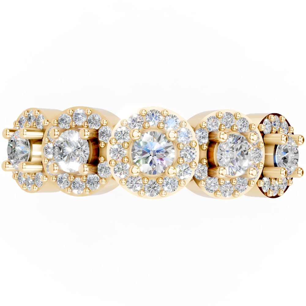 Eclipse Trellis (Yellow Gold, 18k, VVS/ EF)