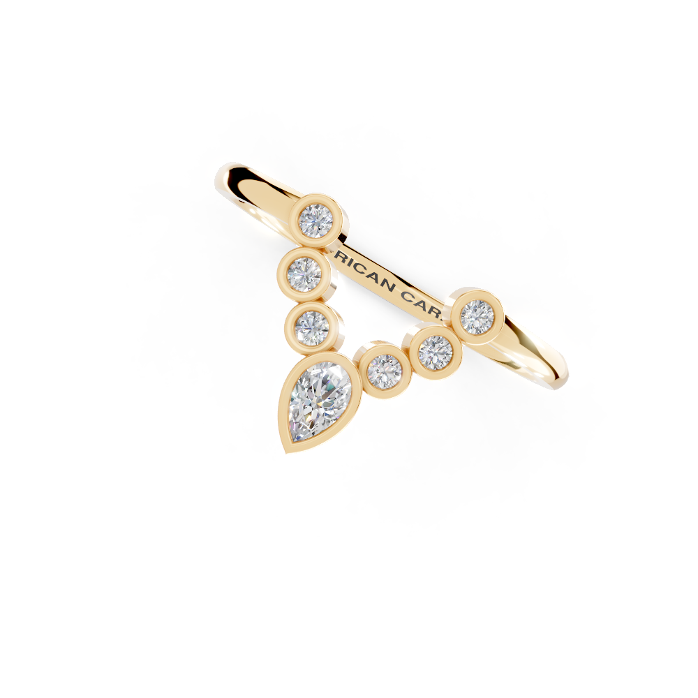 Ember Pave (Yellow Gold, 18k, VVS/ EF)
