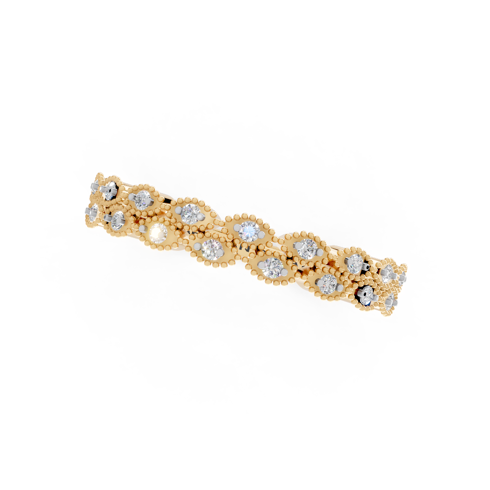 Eternity Bezel (Yellow Gold, 18k, VVS/ EF)