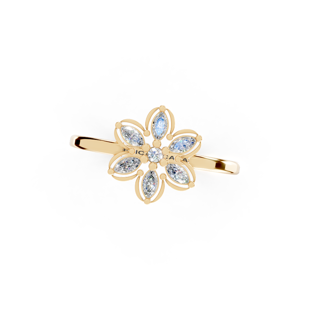Eternity Halo (Yellow Gold, 18k, VVS/ EF)
