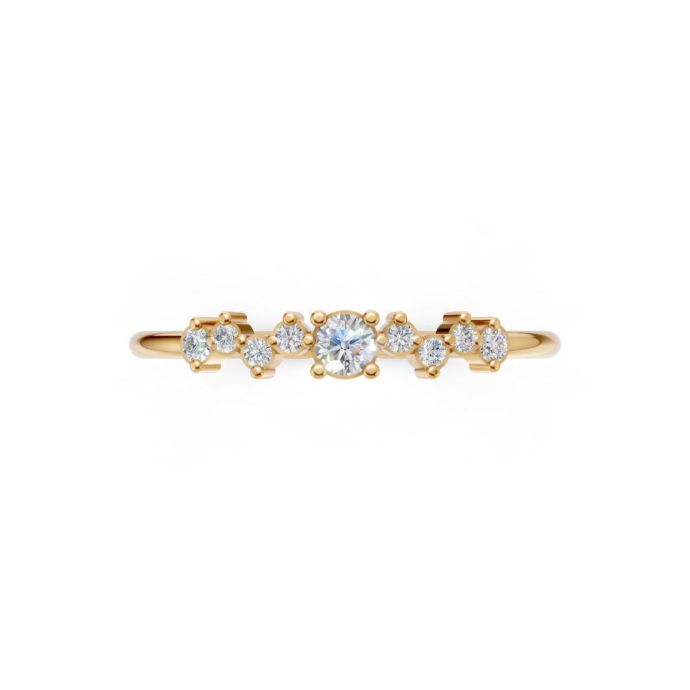 Frost of Serenity (Yellow Gold, 18k, VVS/ EF)
