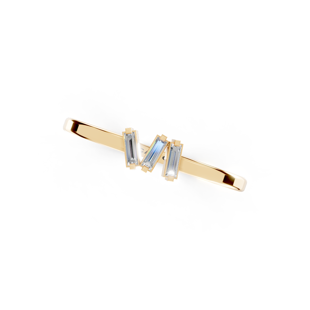 Iridescent Laurel (Yellow Gold, 18k, VVS/ EF)