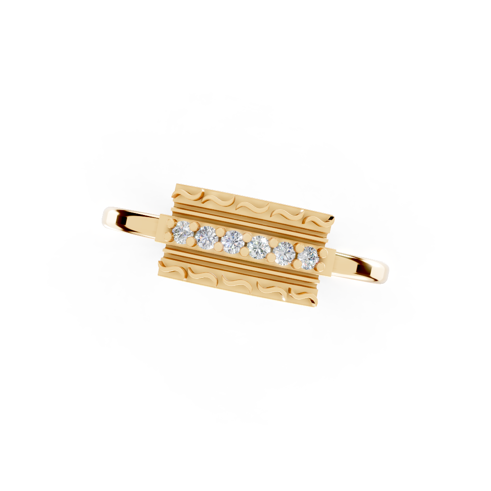 Ivory Garland (Yellow Gold, 18k, VVS/ EF)