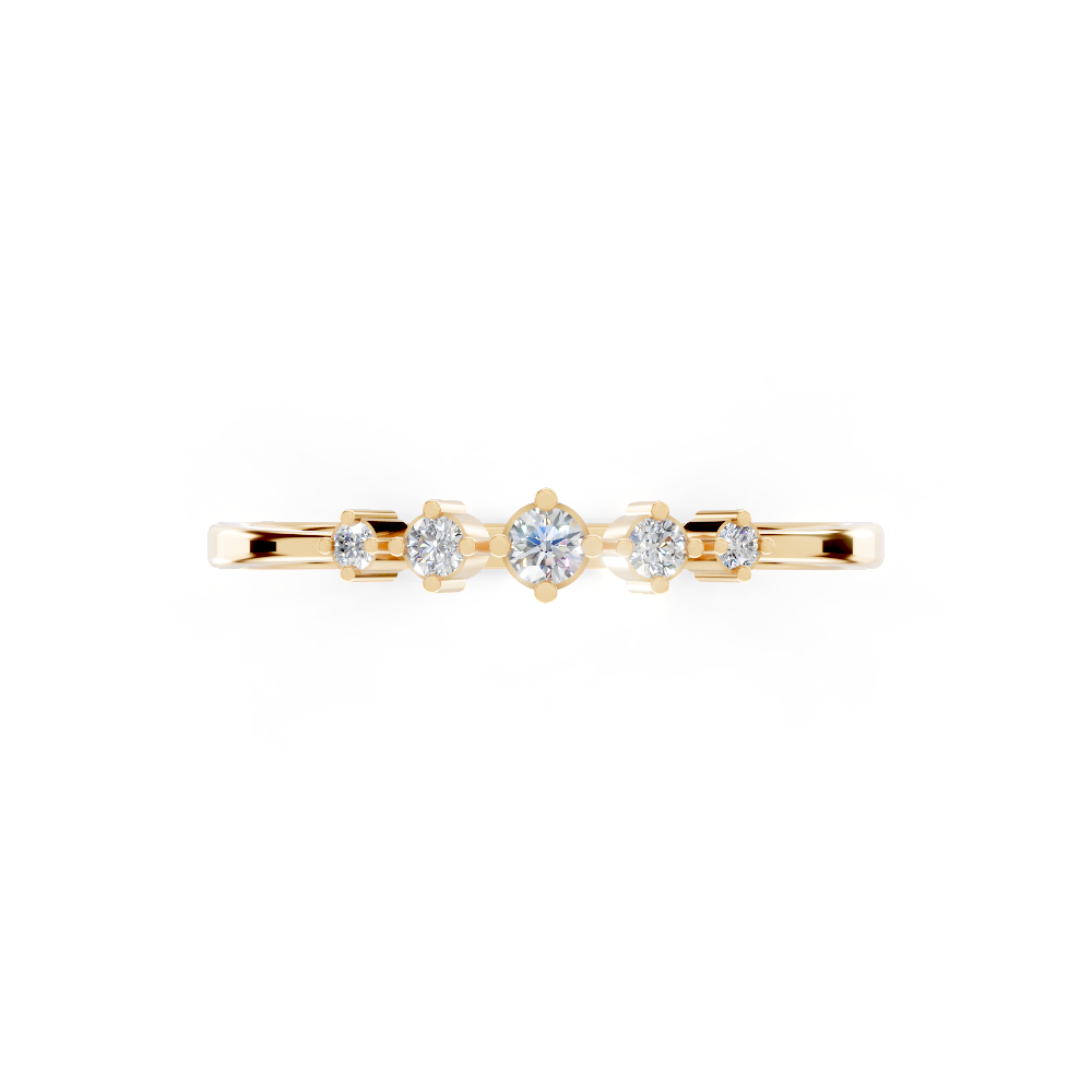 Lotus of Moonlight (Yellow Gold, 18k, VVS/ EF)