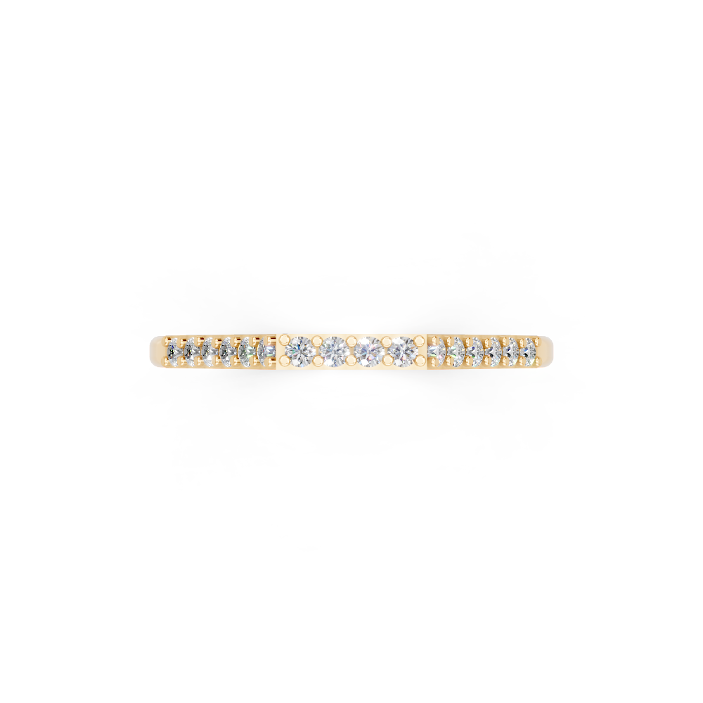 Quiet Halo (Yellow Gold, 18k, VVS/ EF)