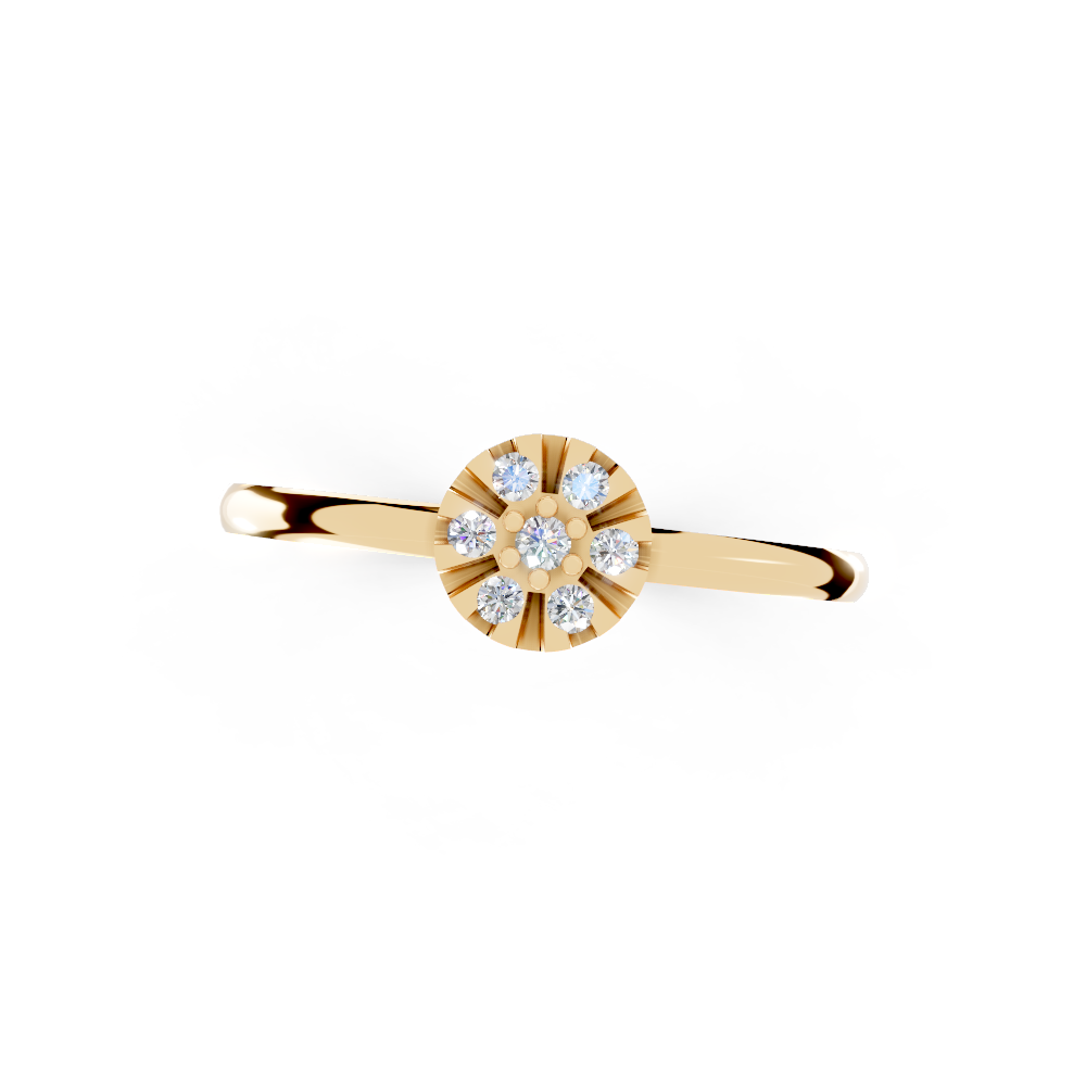 Quiet Wreath (Yellow Gold, 18k, VVS/ EF)