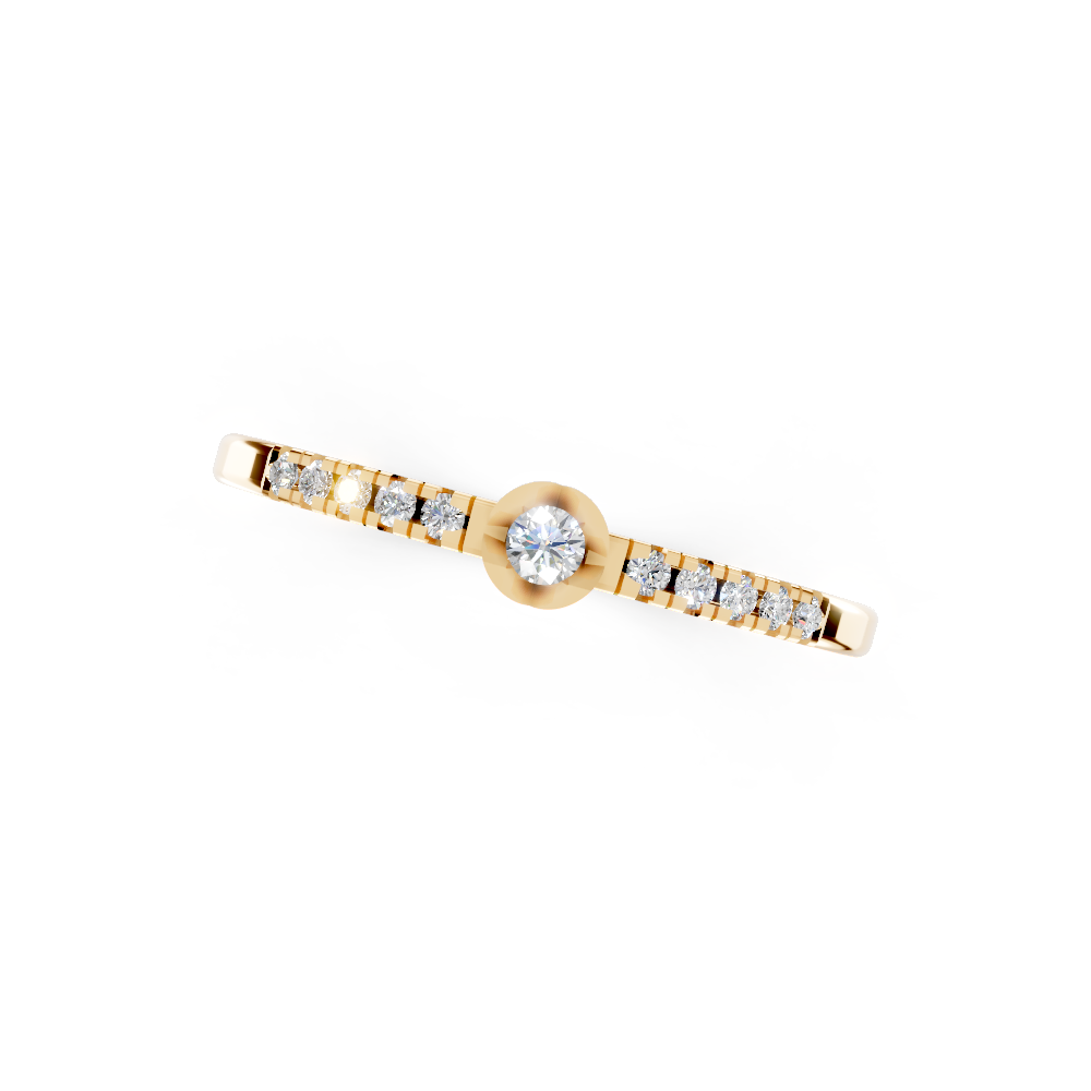 Radiant Embrace (Yellow Gold, 18k, VVS/ EF)
