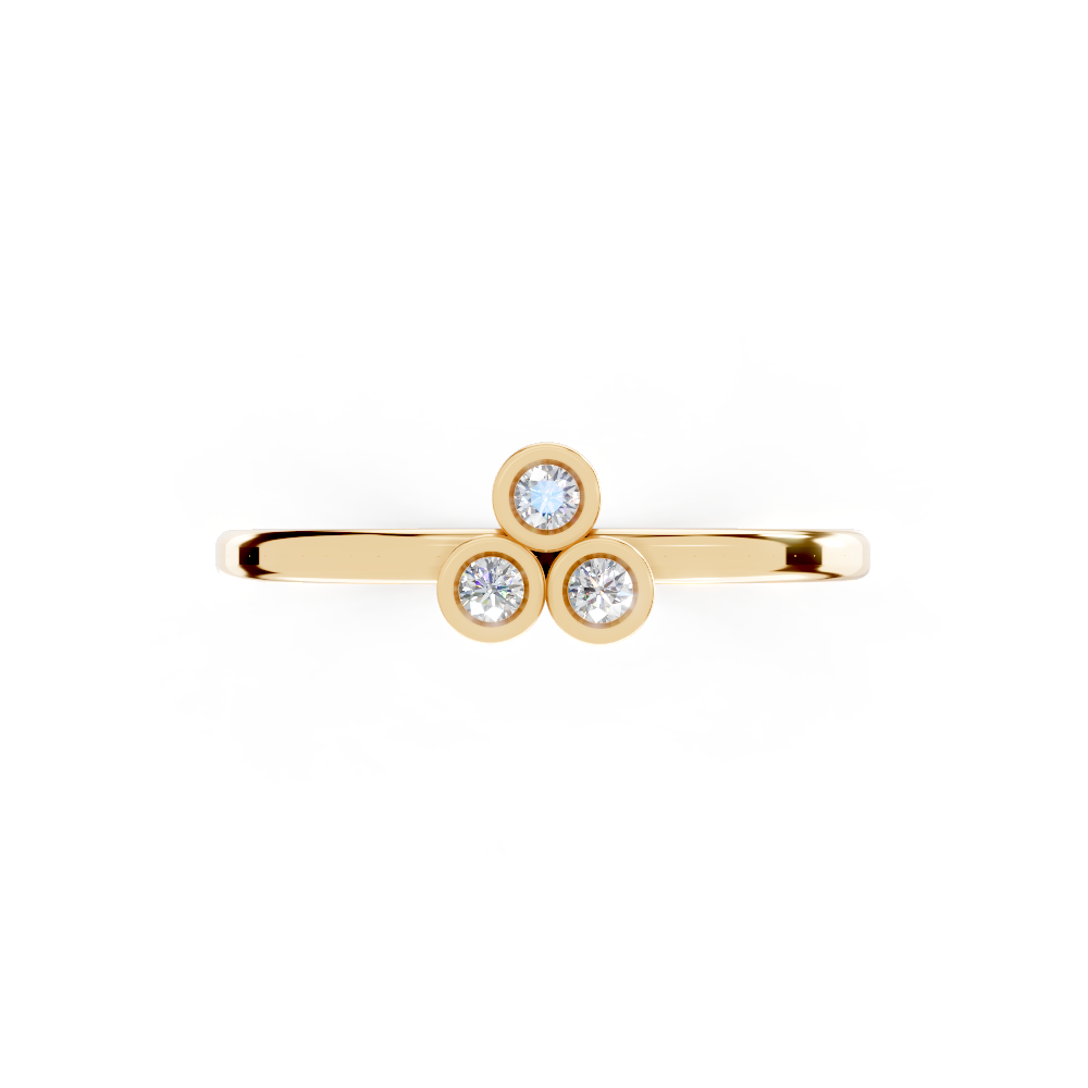 Regal Embrace (Yellow Gold, 18k, VVS/ EF)