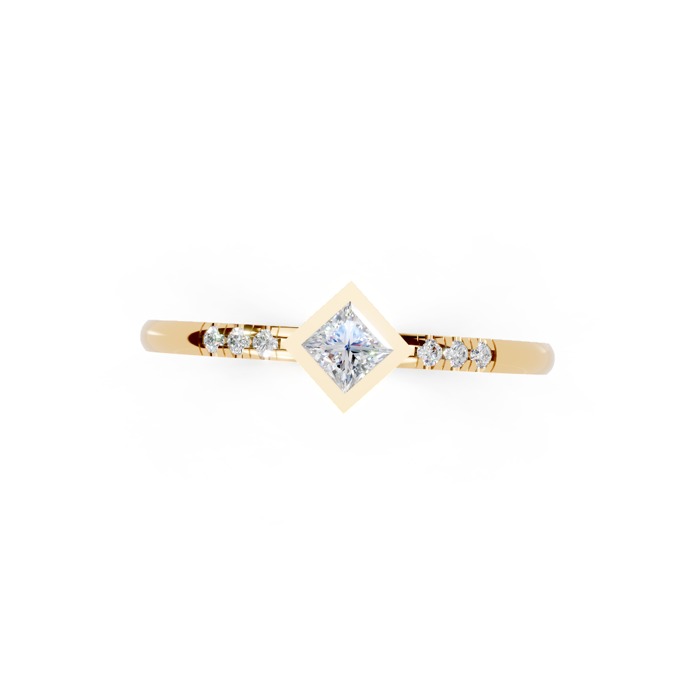 Serene Frost (Yellow Gold, 18k, VVS/ EF)