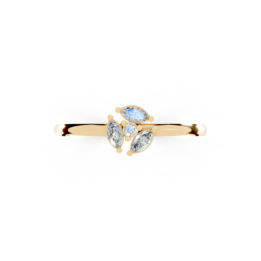 Solstice Bezel (Yellow Gold, 18k, VVS/ EF)