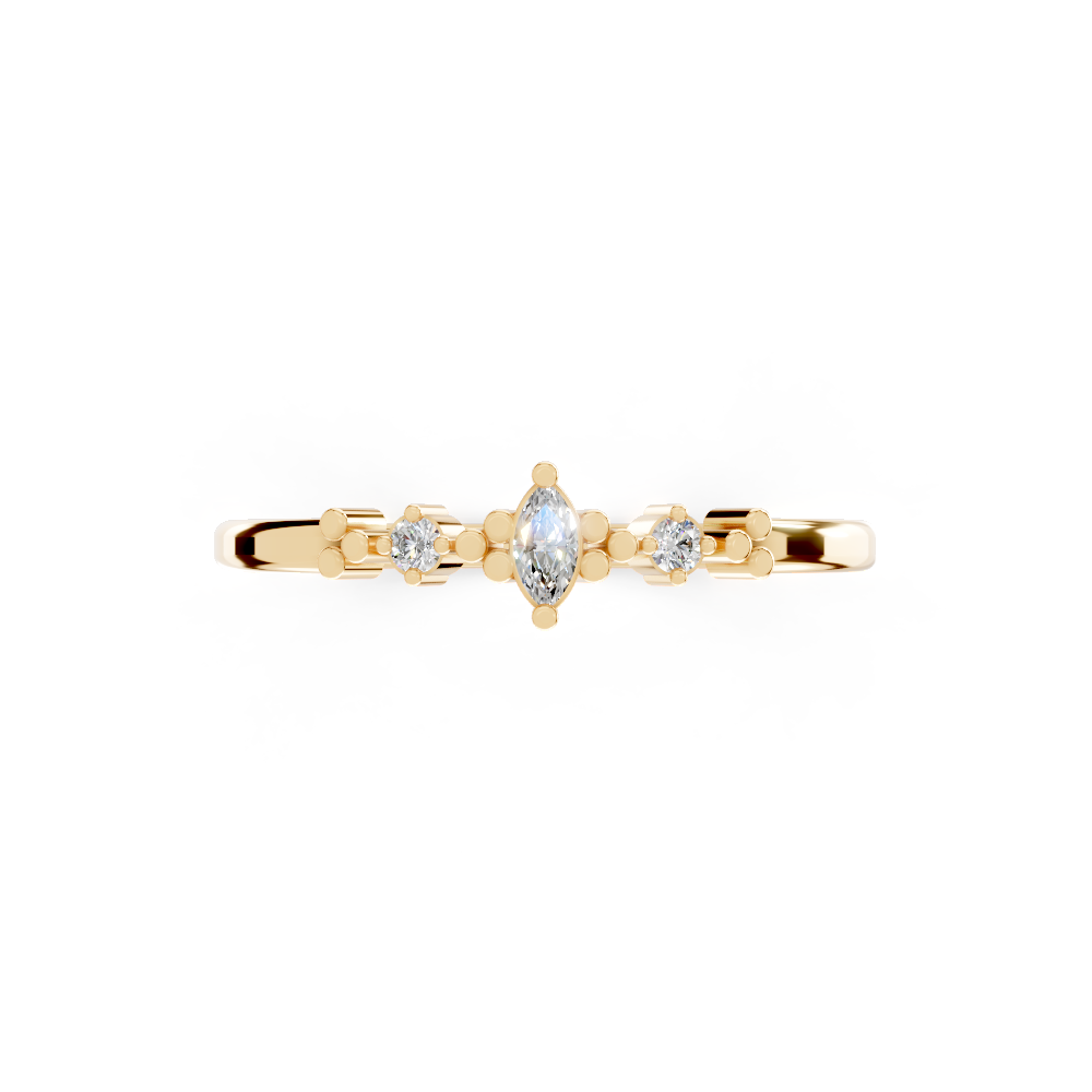 Stardust Promise (Yellow Gold, 18k, VVS/ EF)