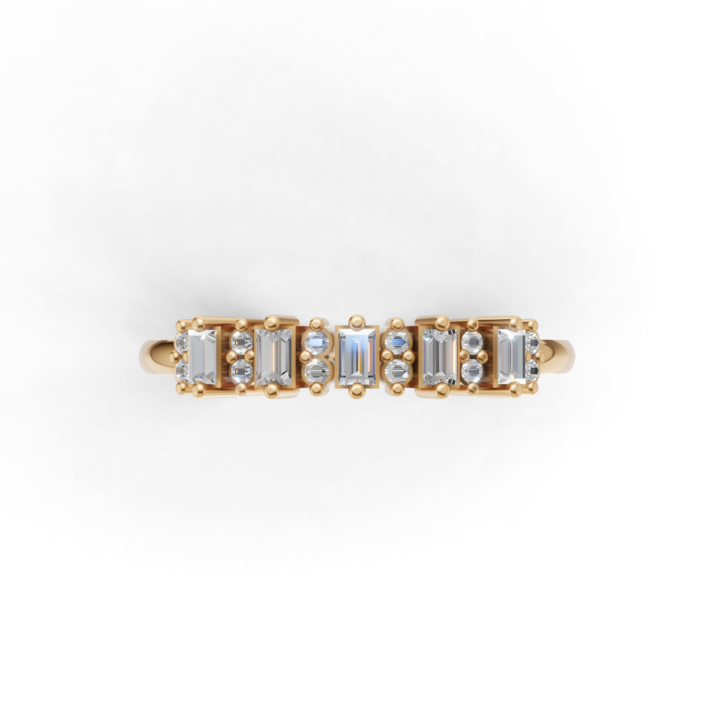 Stellar Embrace (Yellow Gold, 18k, VVS/ EF)