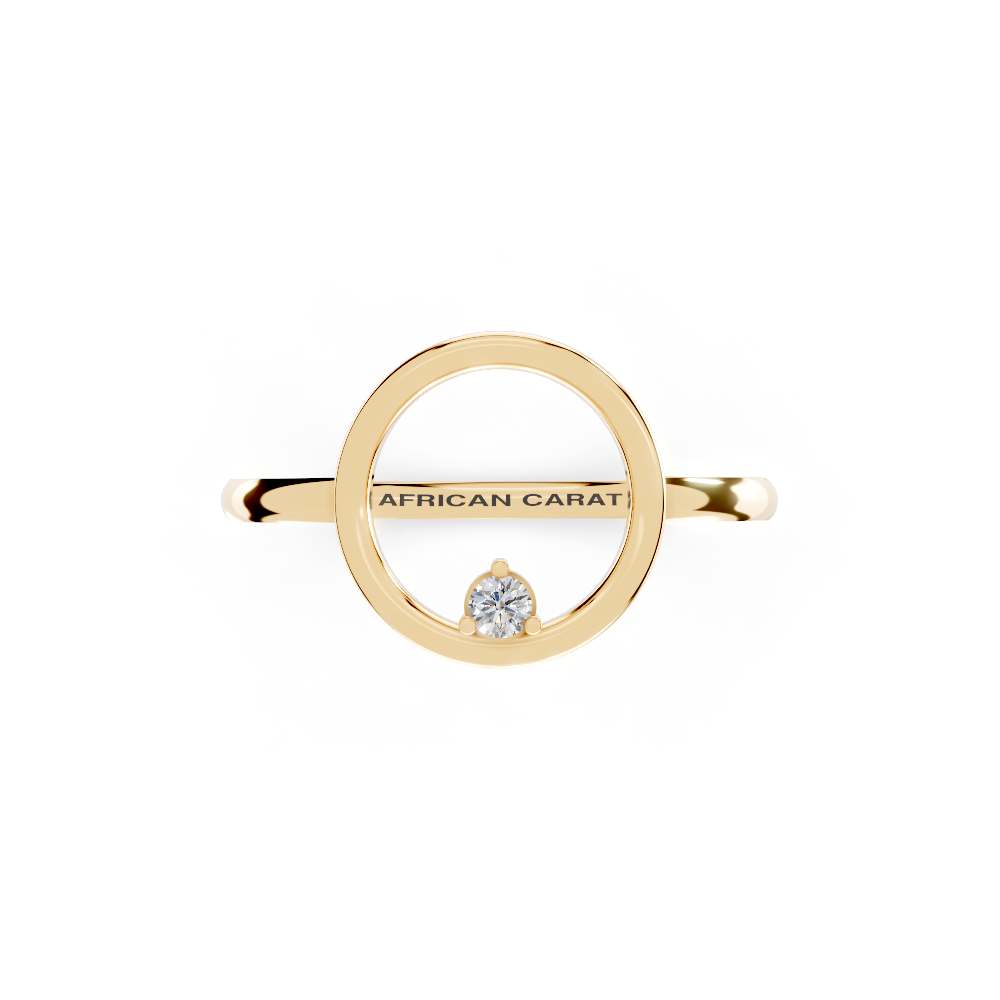 Stellar Frost (Yellow Gold, 18k, VVS/ EF)