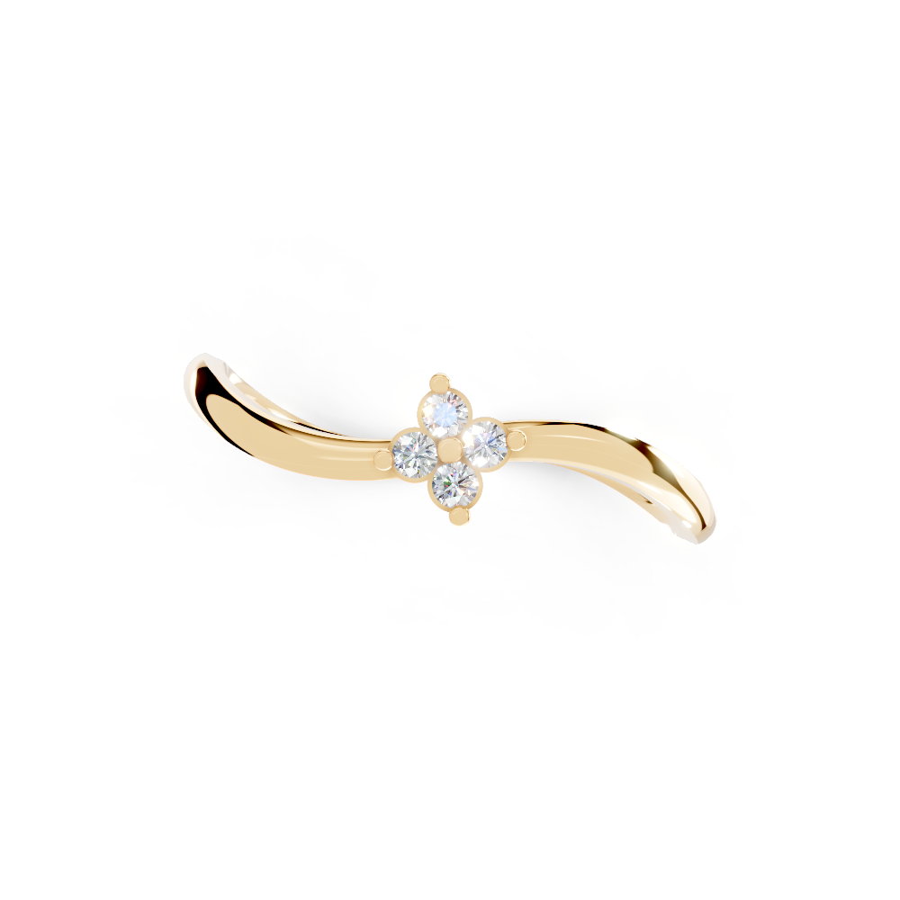 Stellar Pave (Yellow Gold, 18k, VVS/ EF)