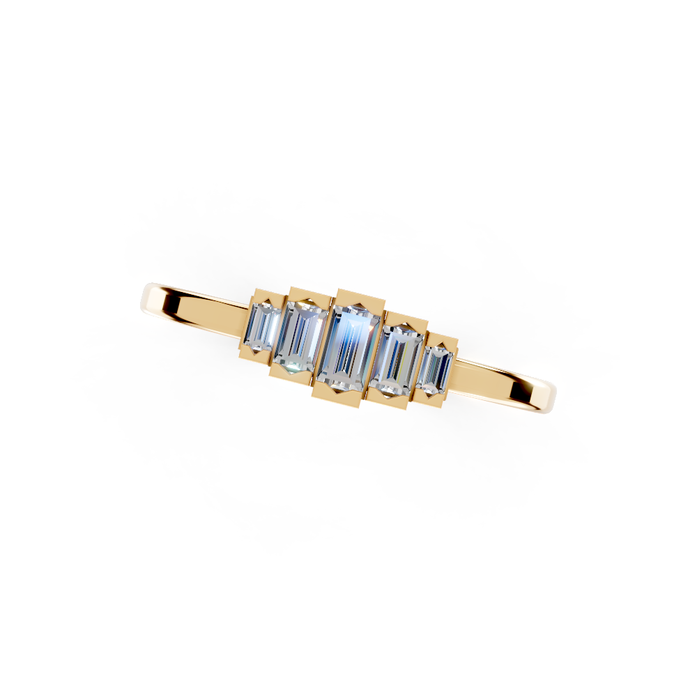 Sunrise Laurel (Yellow Gold, 18k, VVS/ EF)