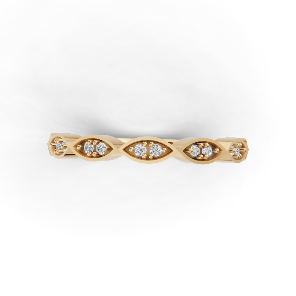 Twilight Cathedral (Yellow Gold, 18k, VVS/ EF)