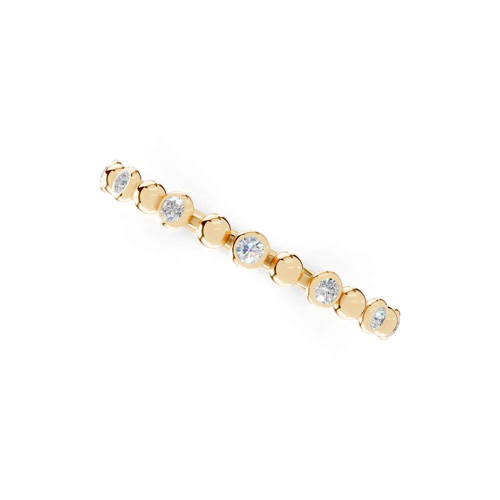 Twilight Channel (Yellow Gold, 18k, VVS/ EF)