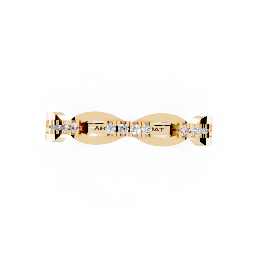 Velvet Pave (Yellow Gold, 18k, VVS/ EF)