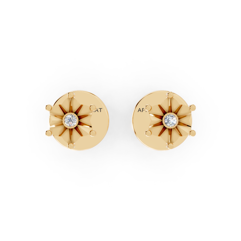 Celestia Halo (Yellow Gold, 18k, VVS/ EF)