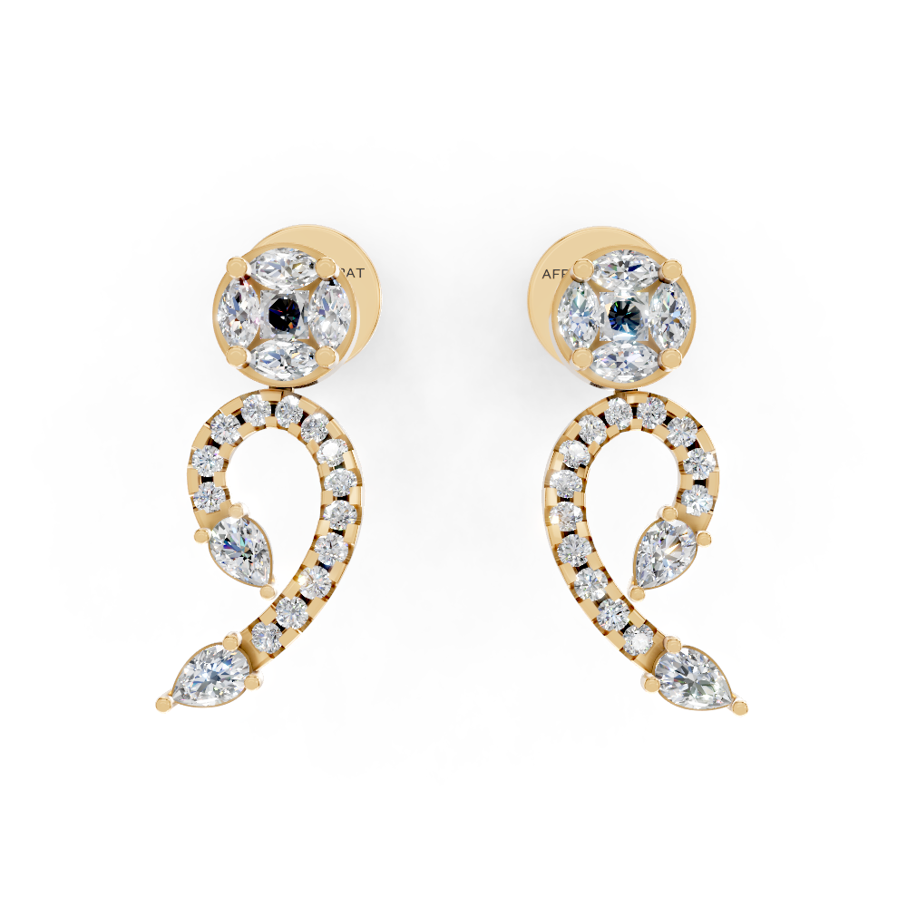 Divine Dazzle (Yellow Gold, 18k, VVS/ EF)