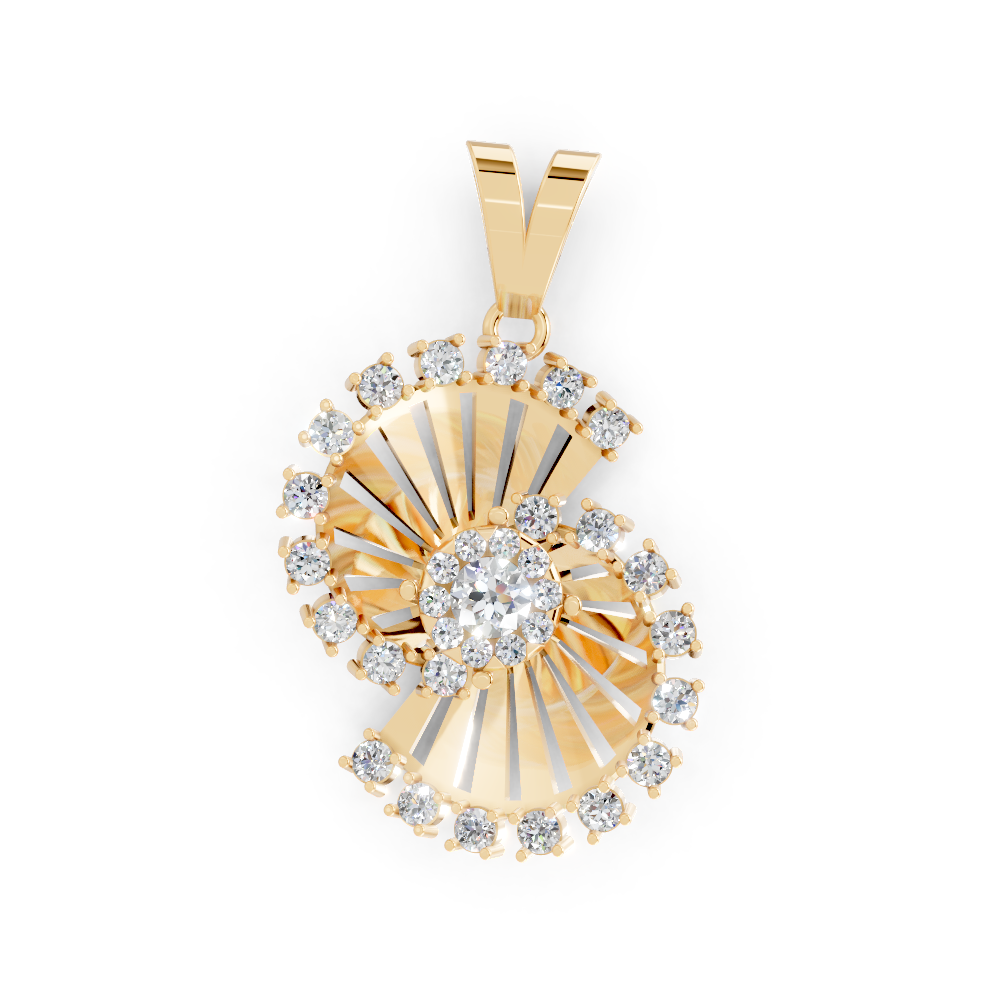 Aurora Flame (Yellow Gold, 18k, VVS/ EF)
