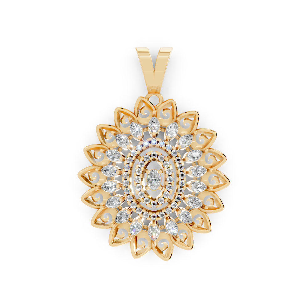 Aurora Glow (Yellow Gold, 18k, VVS/ EF)