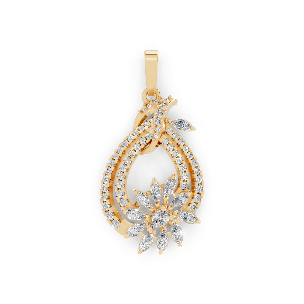 Luminous Bloom (Yellow Gold, 18k, VVS/ EF)
