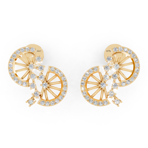 Frosted Bloom (Yellow Gold, 18k, VVS/ EF)