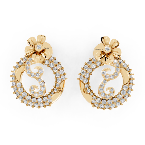 Radiant Blossom (Yellow Gold, 18k, VVS/ EF)